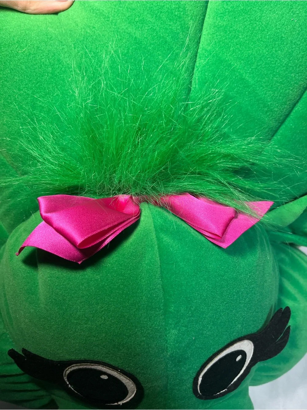 Rare Vintage 1996 Baby Bop Barney Large Head Pillow w/ Handle NWT Plush